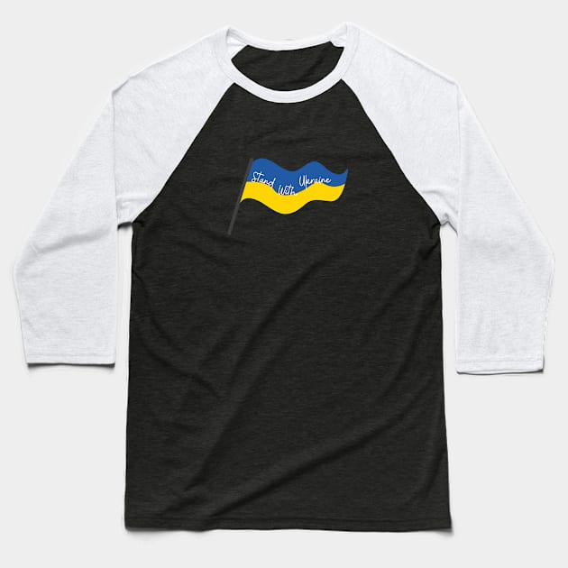 Ukraine Support No War Promote Peace Baseball T-Shirt by Vity